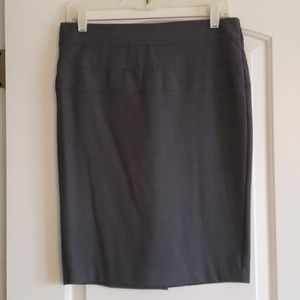 Womens gray pencil skirt